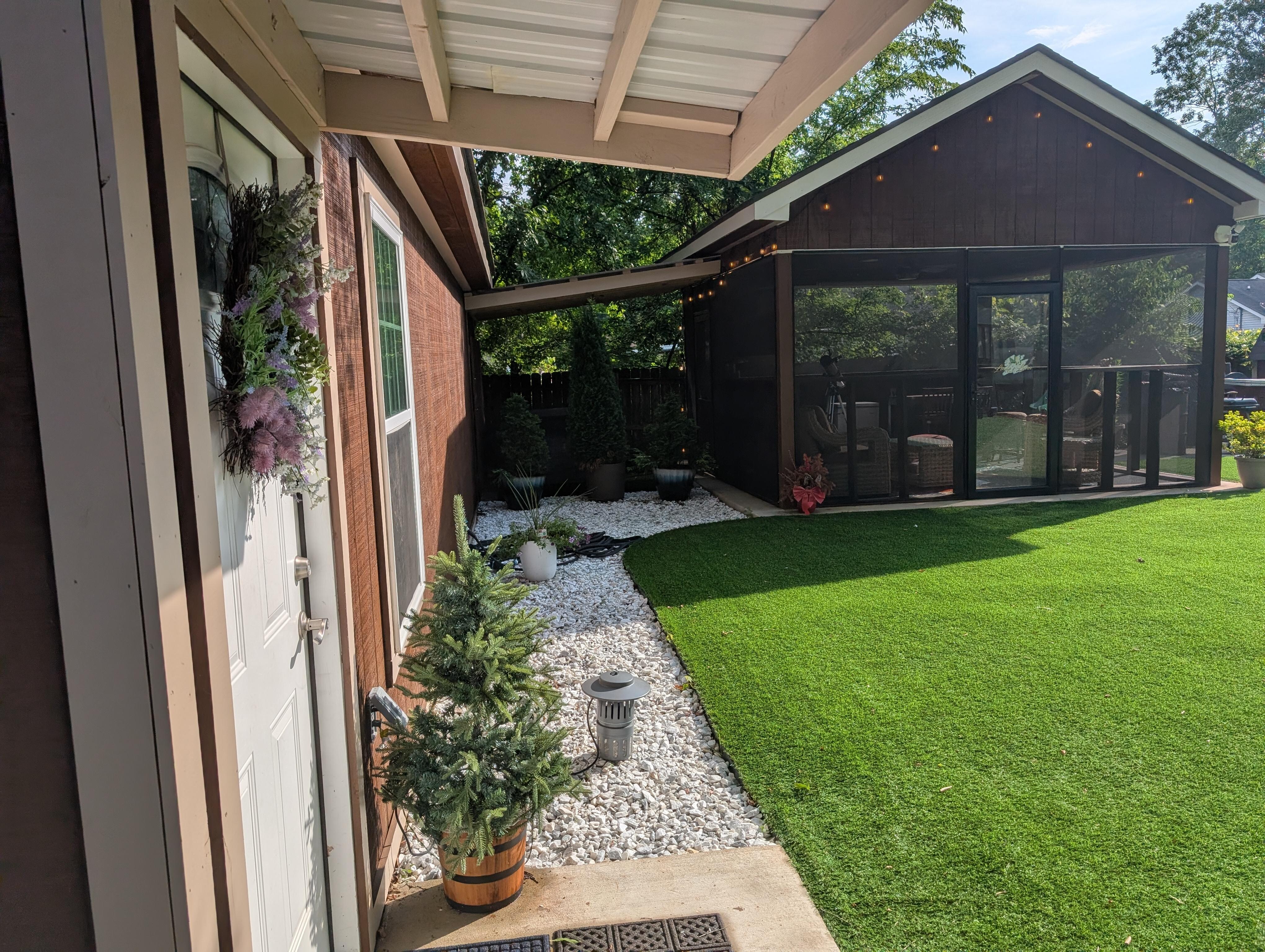 Front entrance to the home