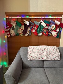 Stocking were hung