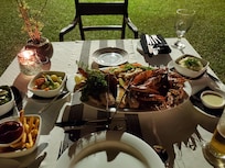 Amazing seafood platter.