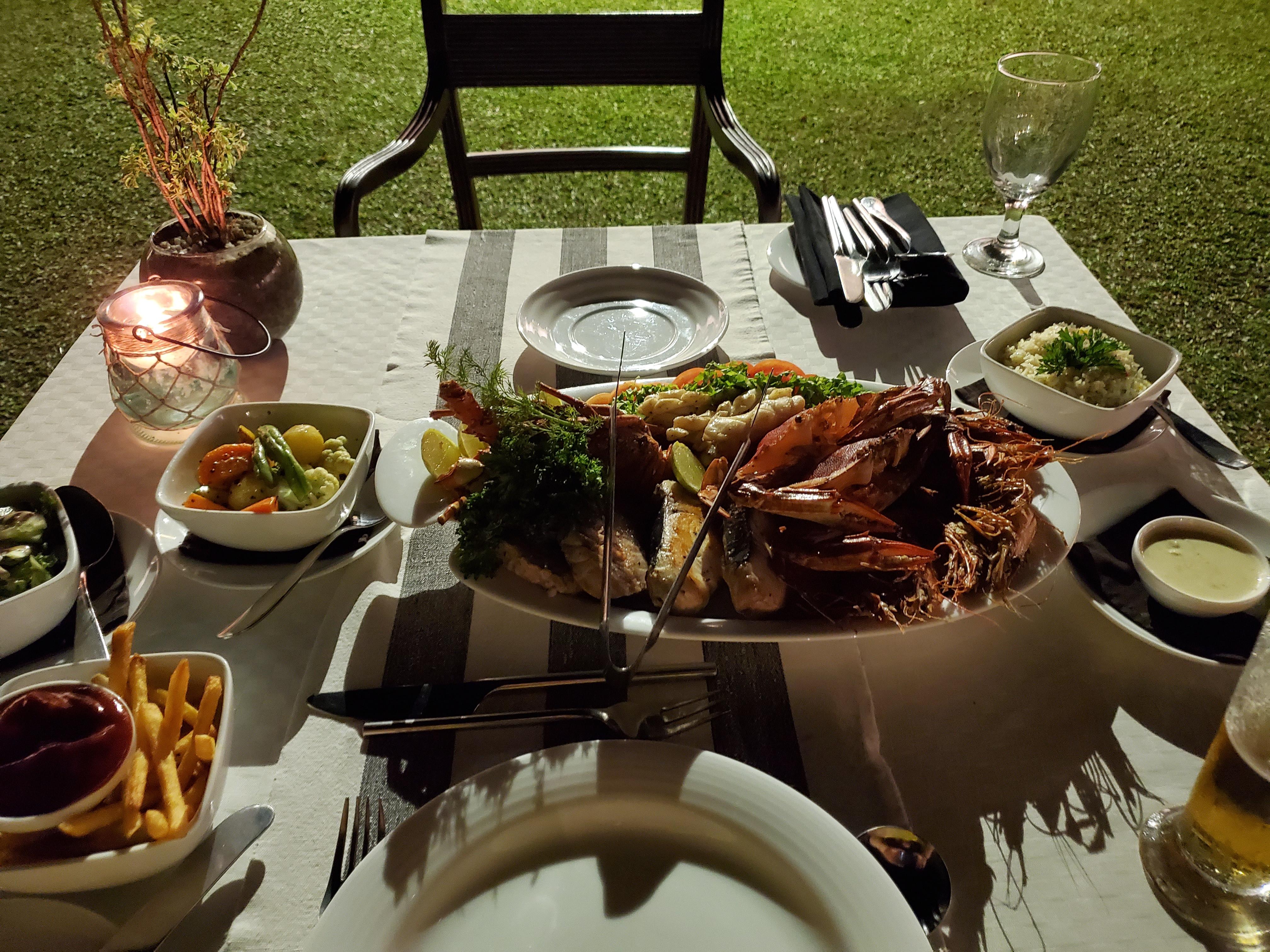 Amazing seafood platter.