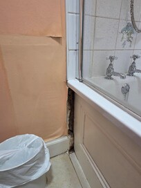 Hole in Bathroom Wall