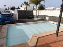 Pool and parking