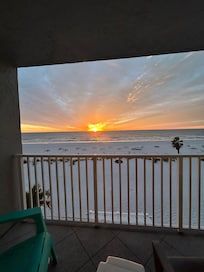 Sunset from our balcony