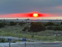 Sunrise from the condo.