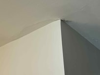 Cracked ceiling