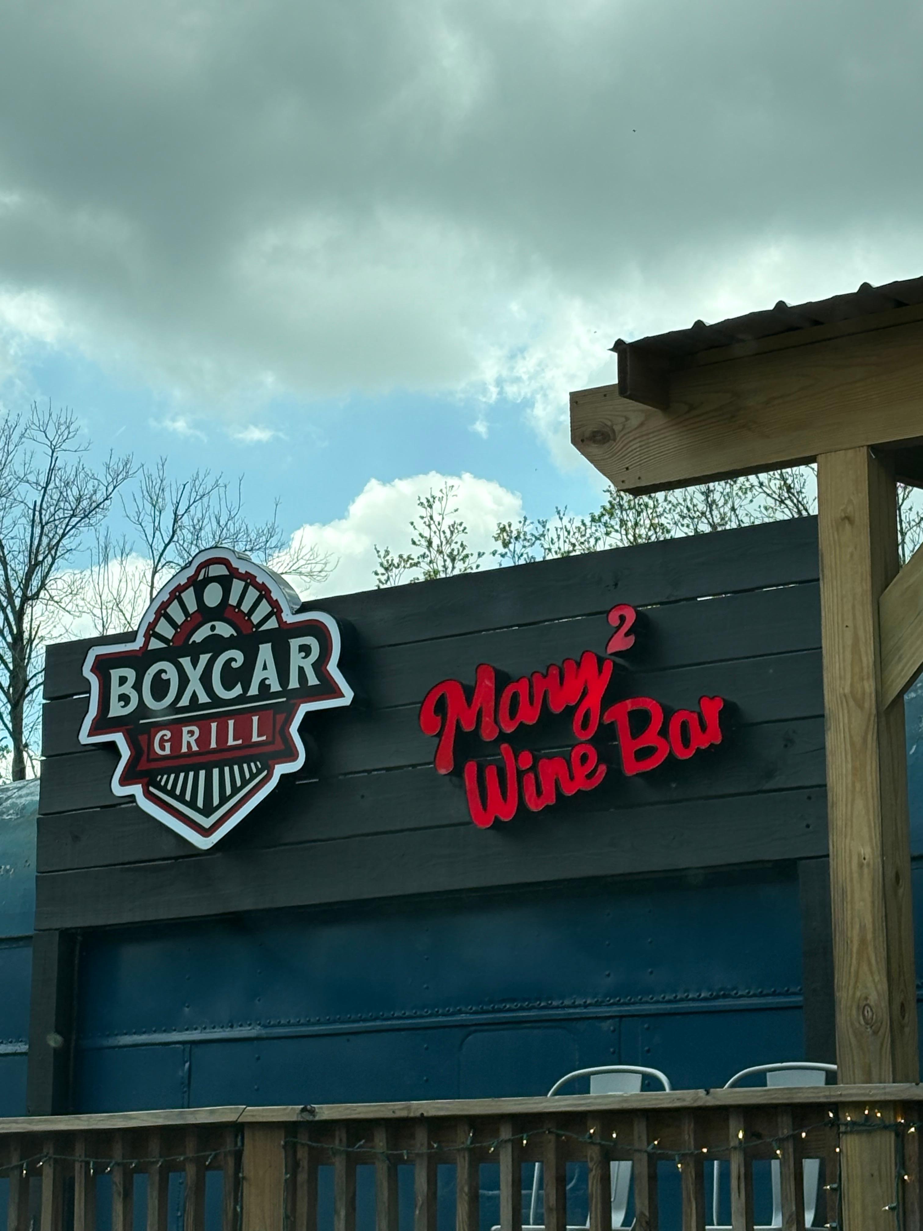 A short drive away food here was great and across the street some really nice shops


