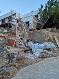 The hotel is a noisy building site