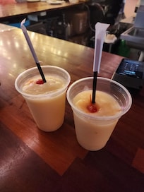 Lauria's was a comfortable bar with drinks and good food. Only a short walk from unit.