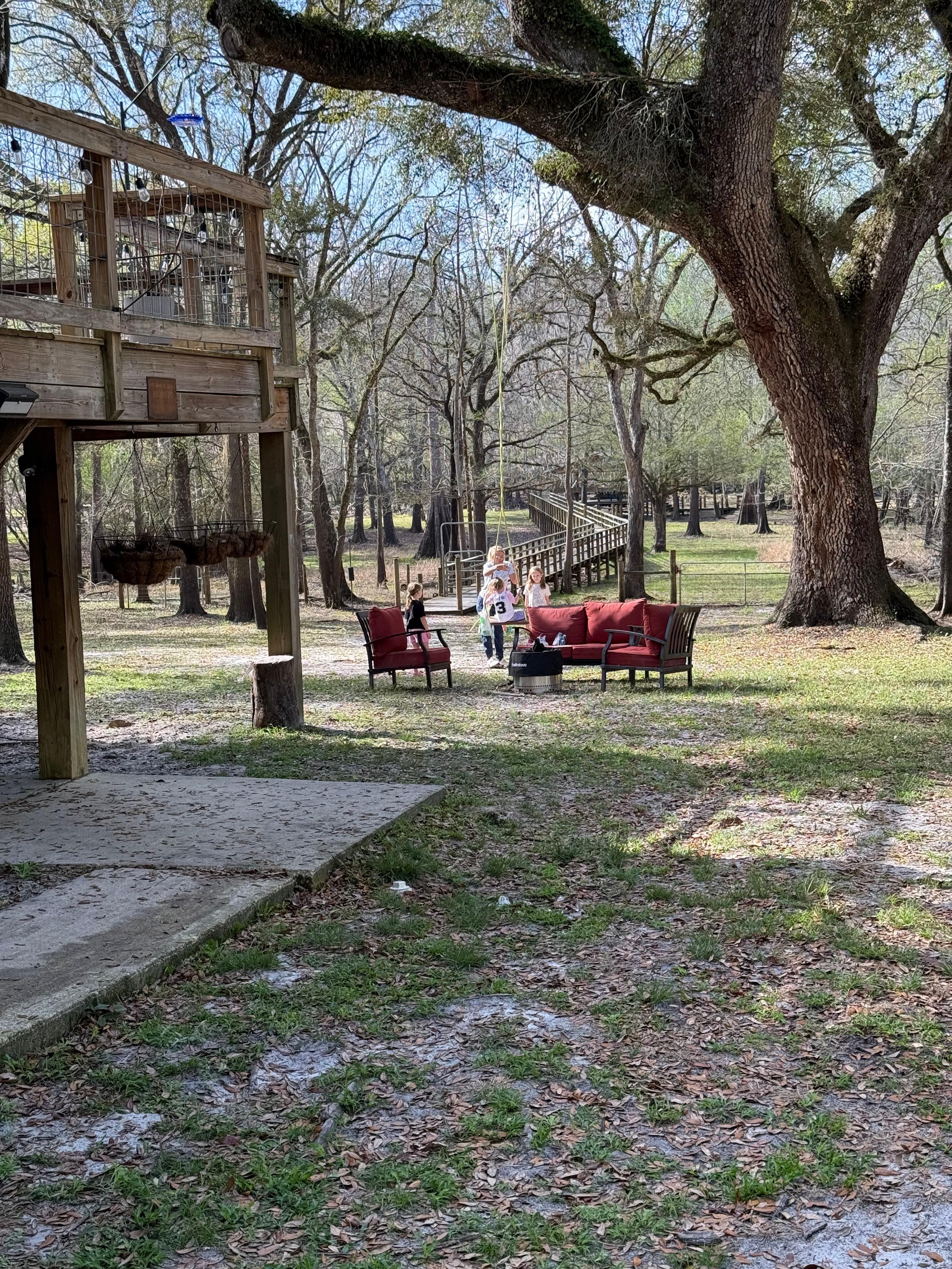 Kids loved the swing!