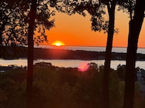 Sunset from the deck