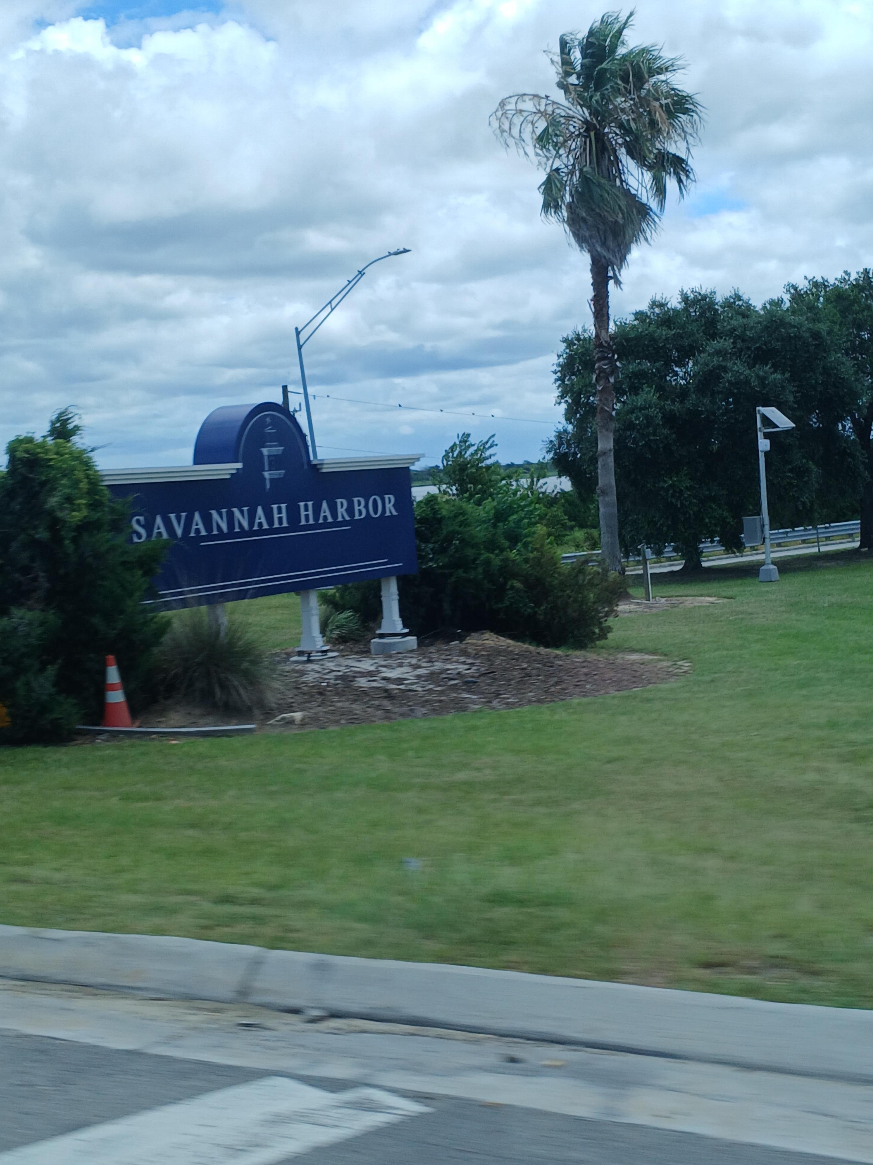 Crossing over the Savannah Harbor!