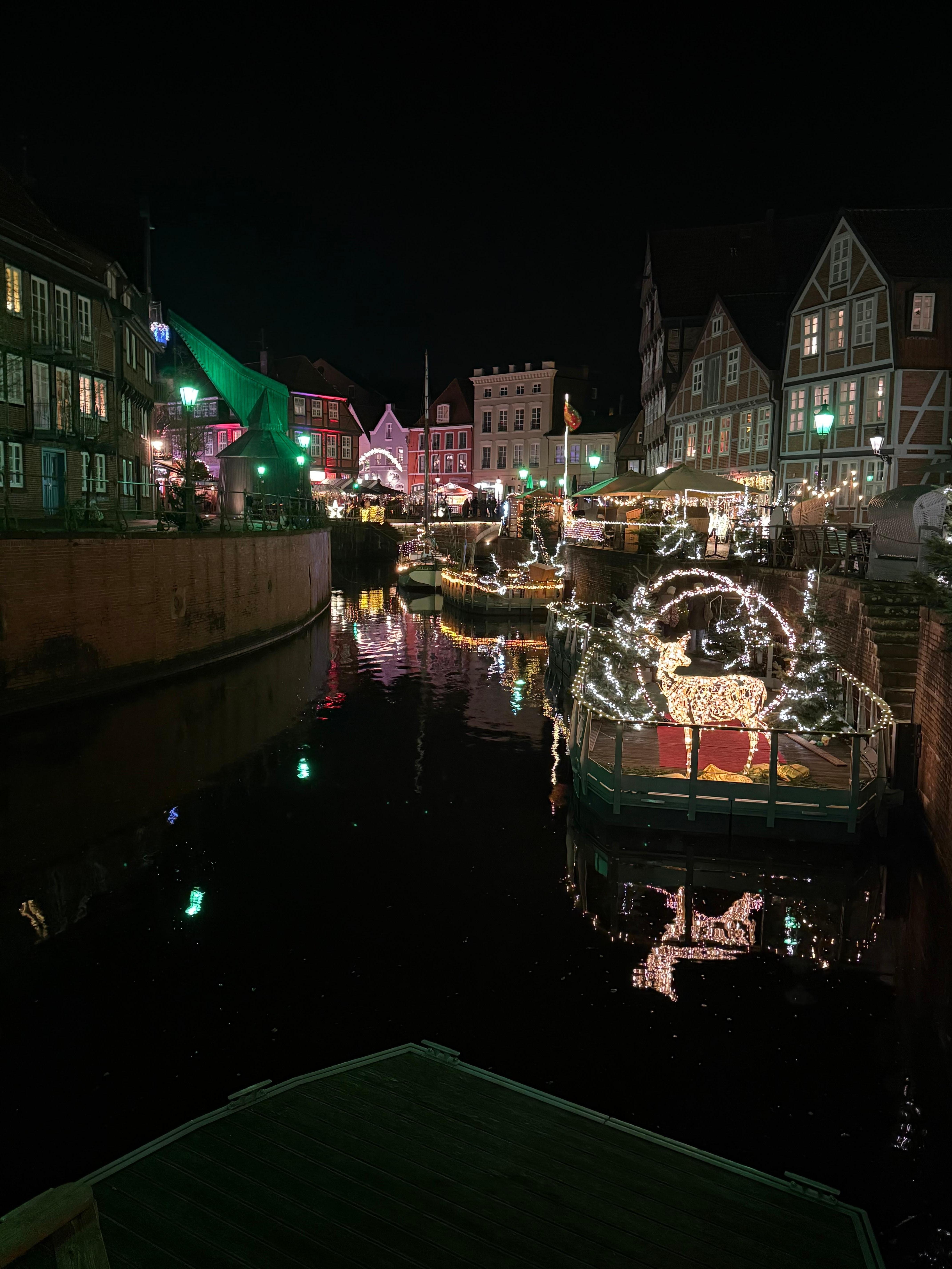 Weihnachtsmarkt-besuch am Fischmarkt in Stade