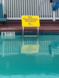 Pool closed by DHEC (Dept of Health and Environmental Control)
