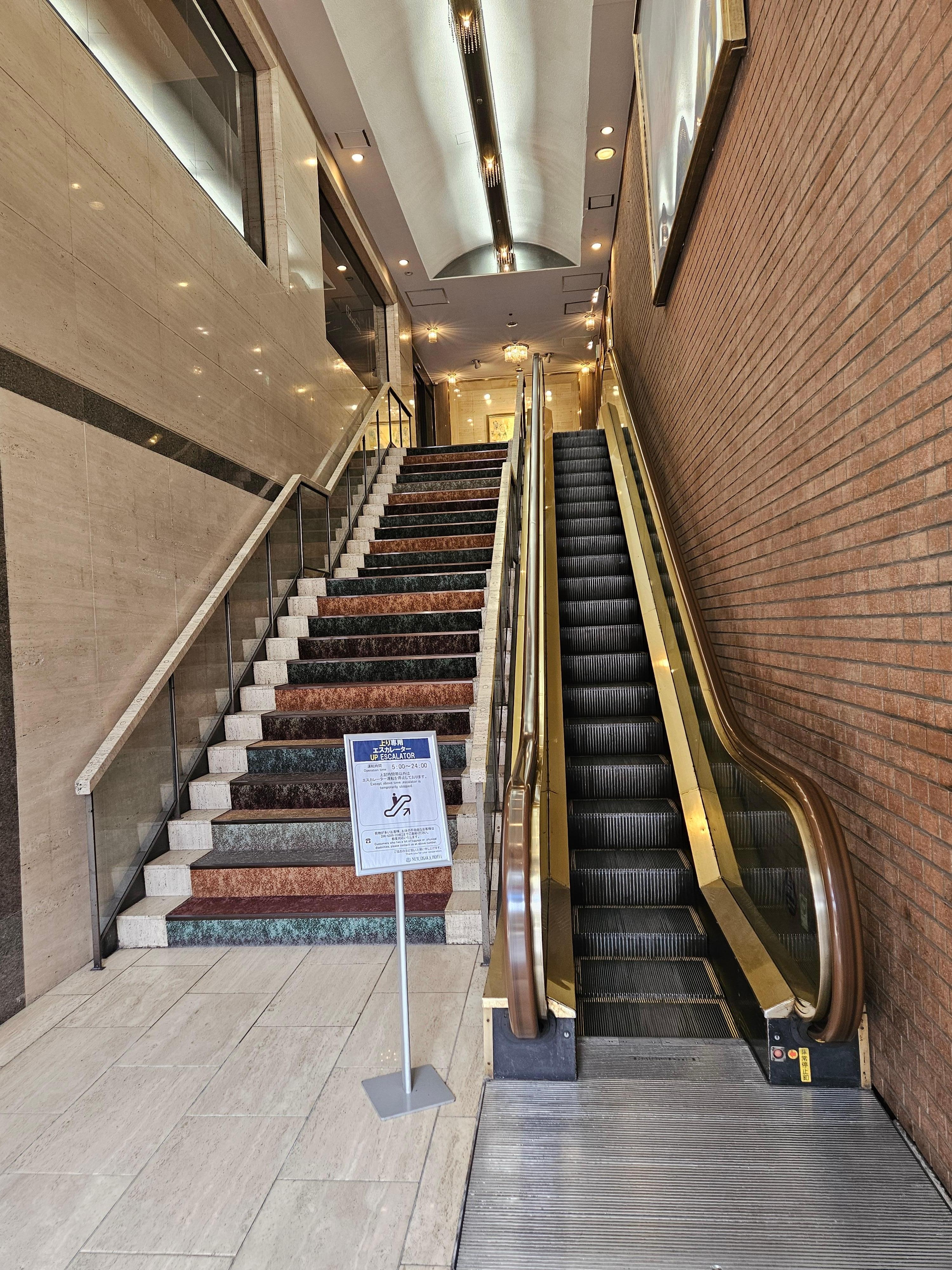 Entrance of the hotel