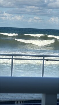 From our top floor ocean view balcony.