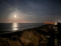 Jeanette's Pier and full moon