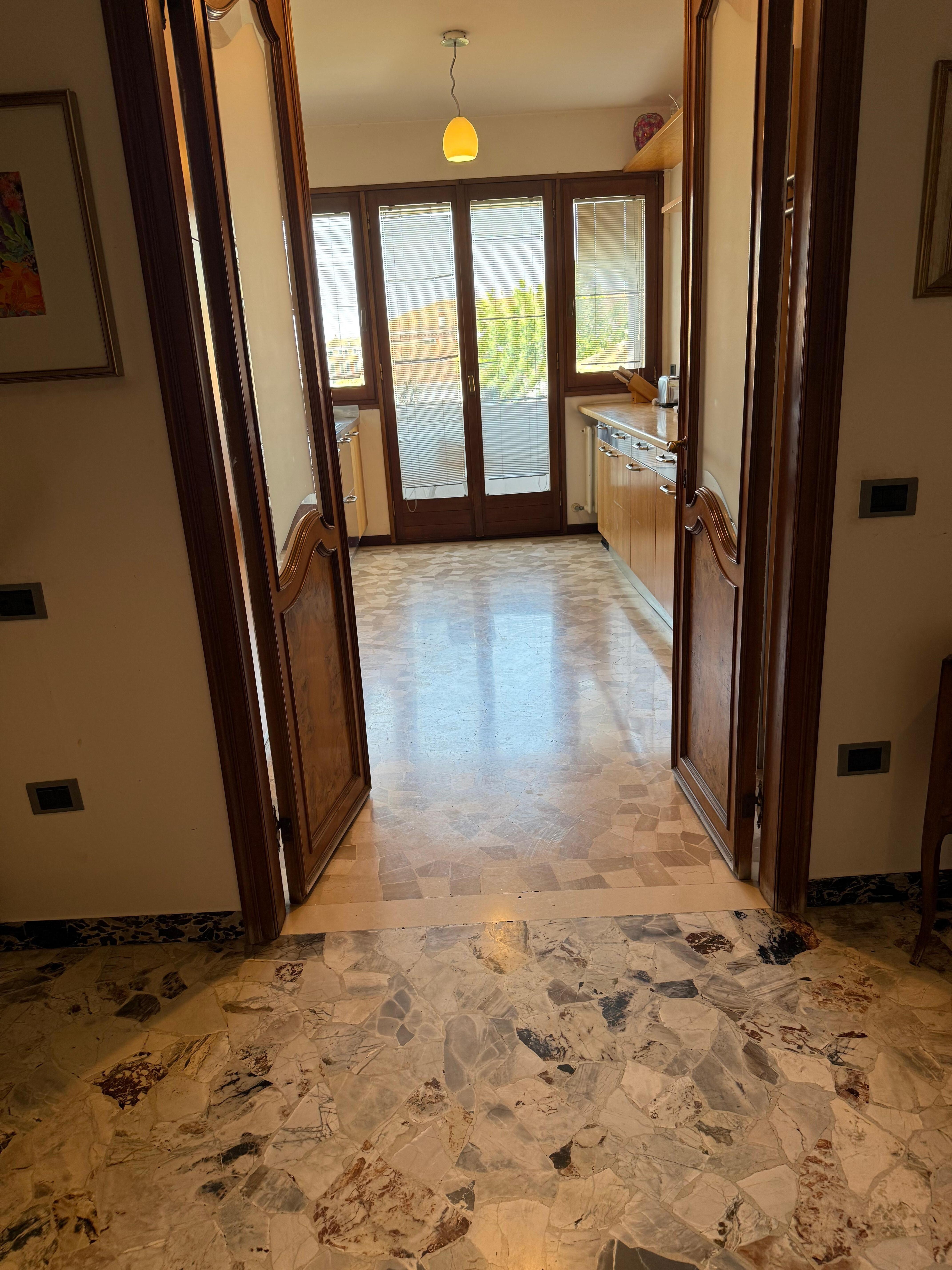 Entryway inside apartment