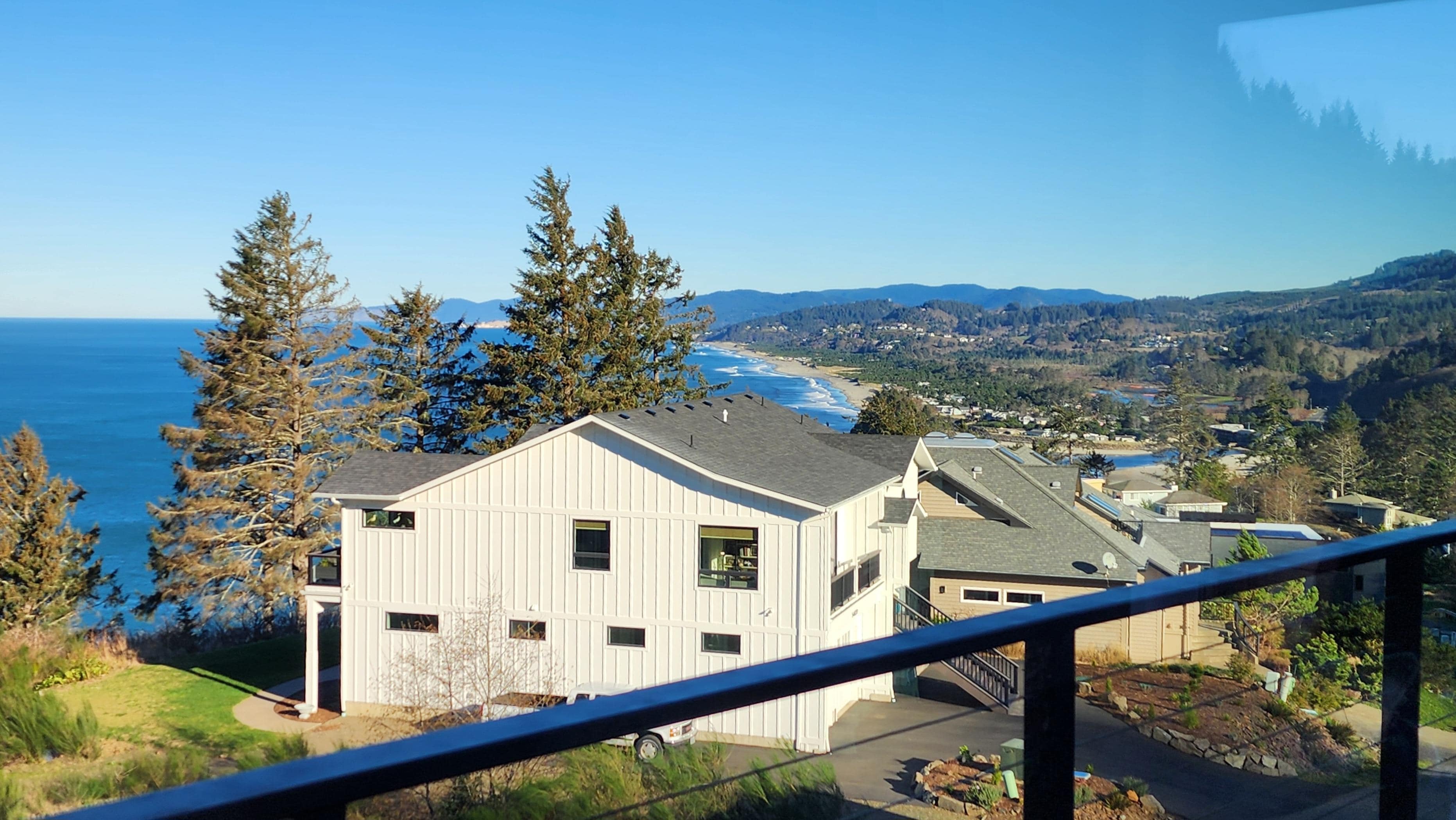 The view of Neskowin from the dining nook