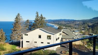 The view of Neskowin from the dining nook
