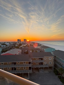 Morning sunrise from the patio
