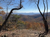 Glass Hollow overlook on the Albright trail nearby.