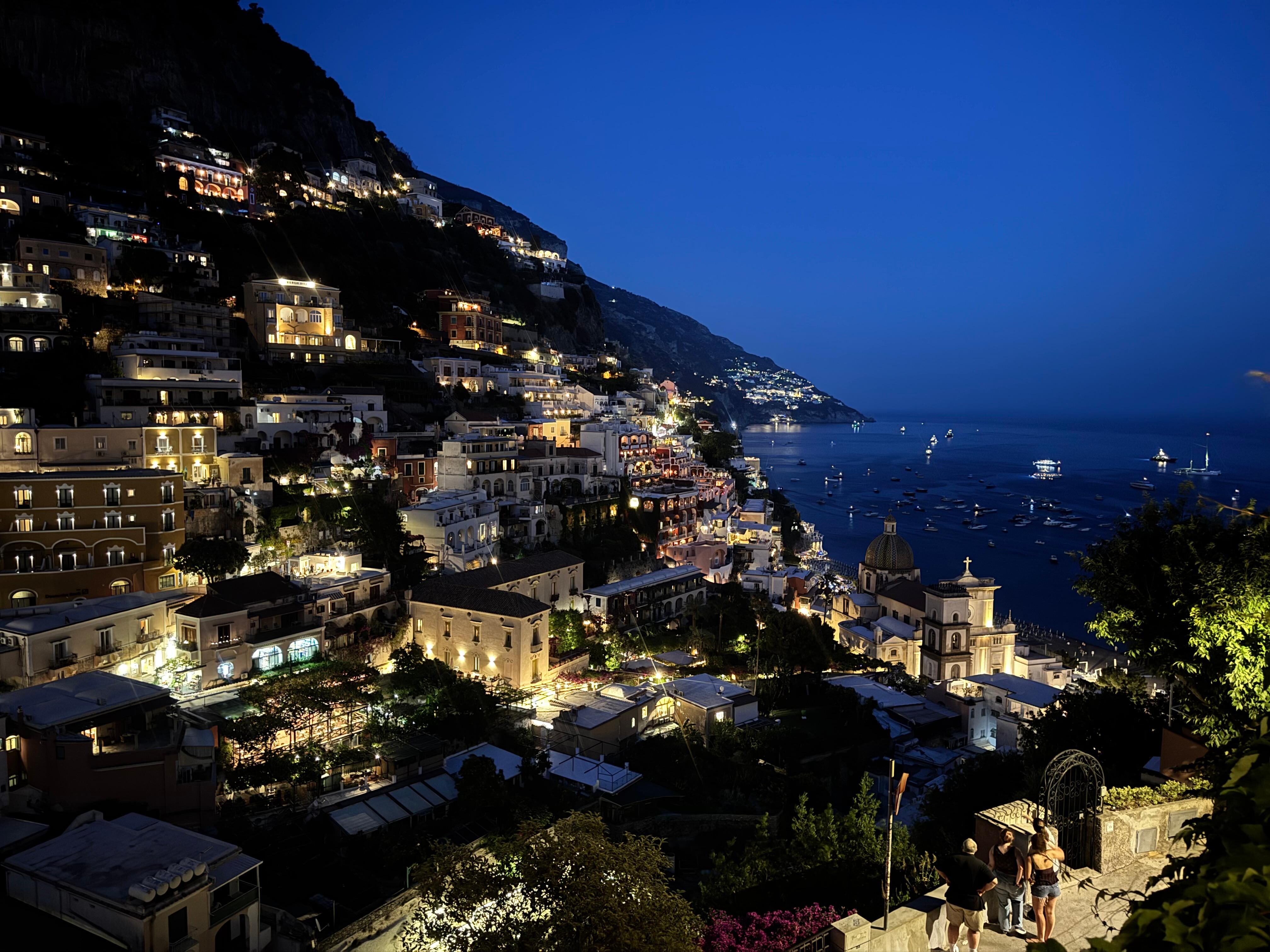 Evening view from terrace 