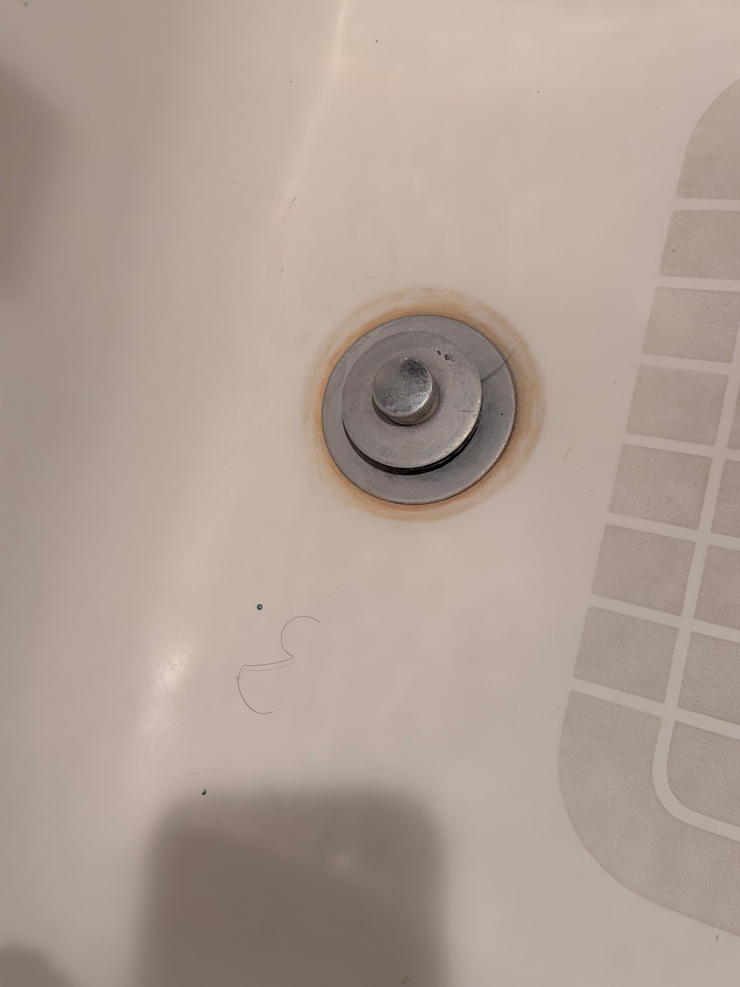 Hair and pubic hair all around the inside of the bathtub upon arrival…this is what they said was clean!