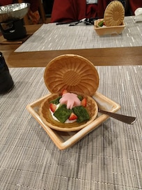 夕食のデザート