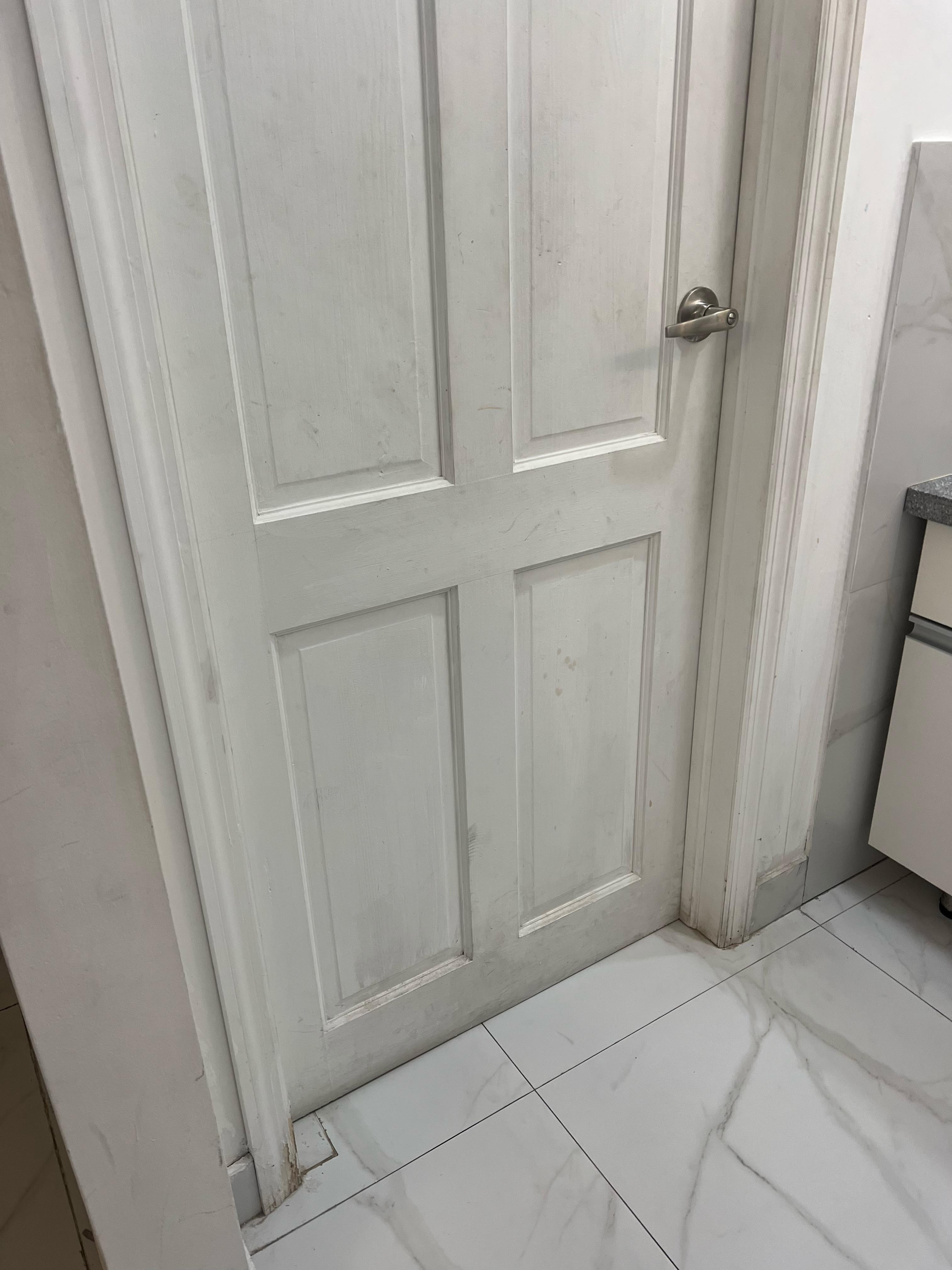 Every wall and door was just gross