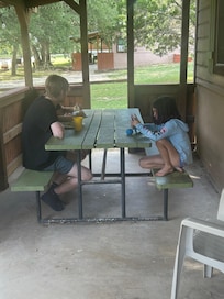 Breakfast enjoyed on the porch was a perfect start to the day!