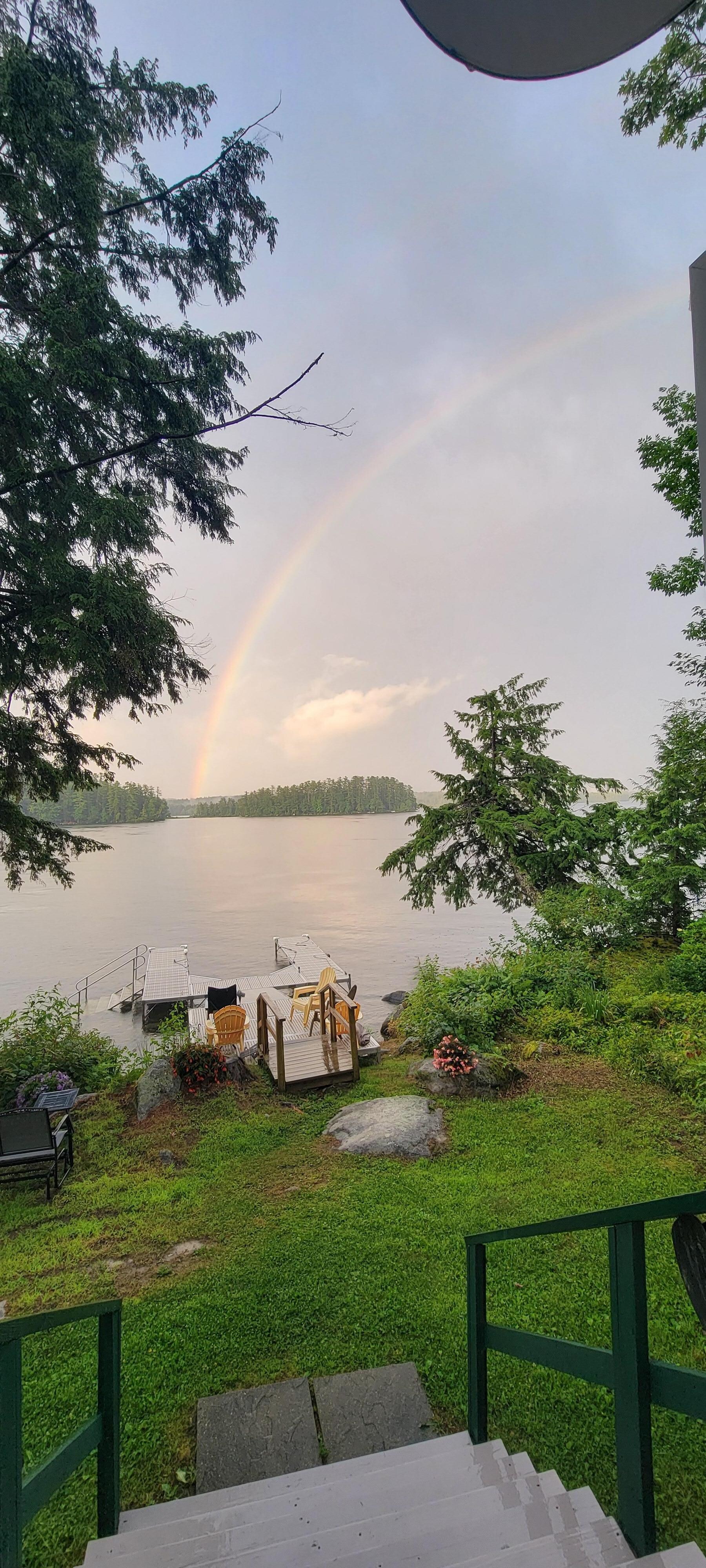 Get a rainbow every year in approximately the same spot