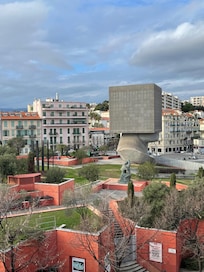 Blick aus meinem Hotelzimmer.