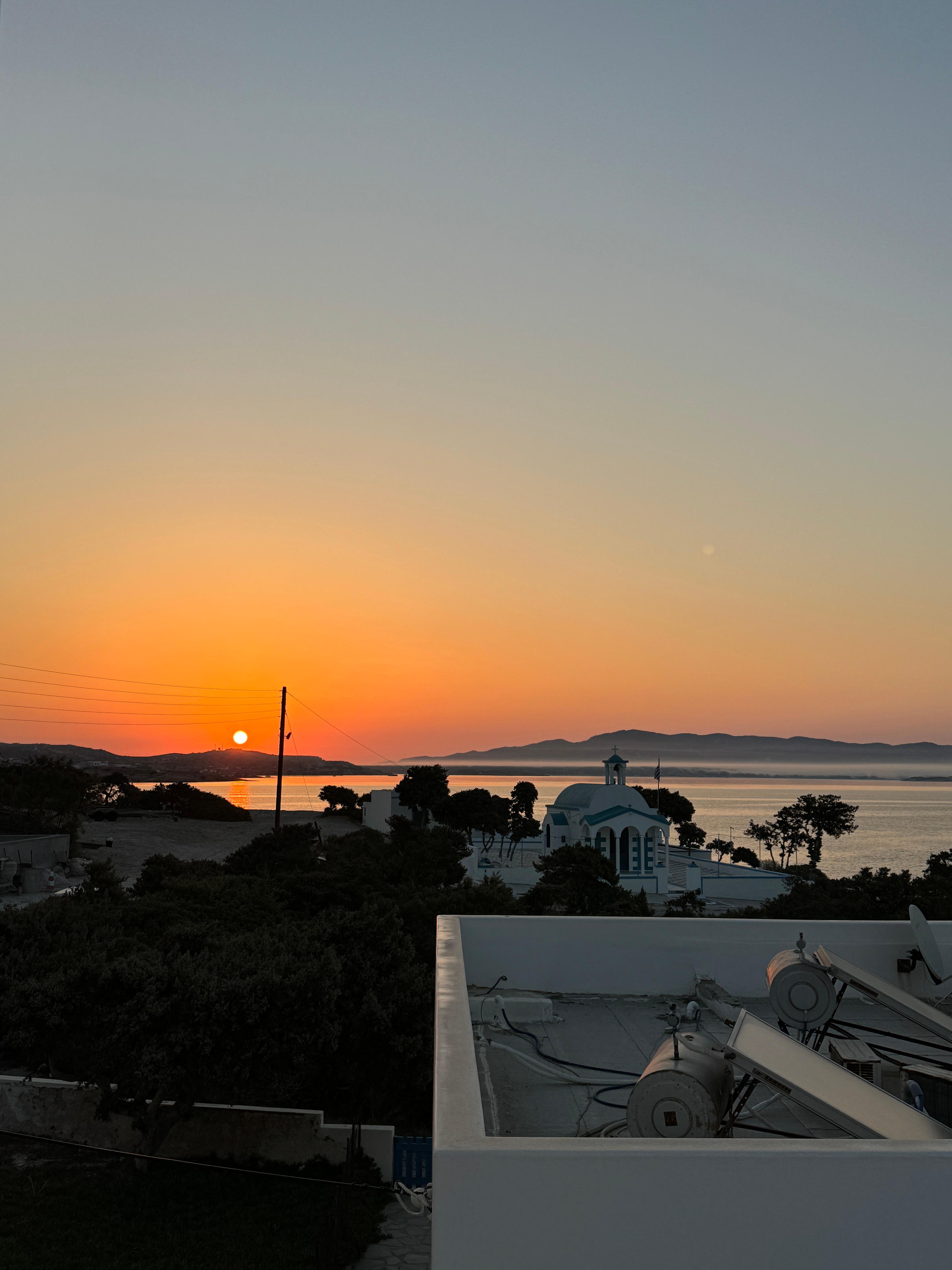 Sunrise from balcony