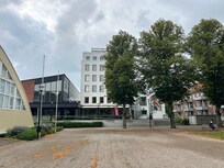 Hotel from the back yard.