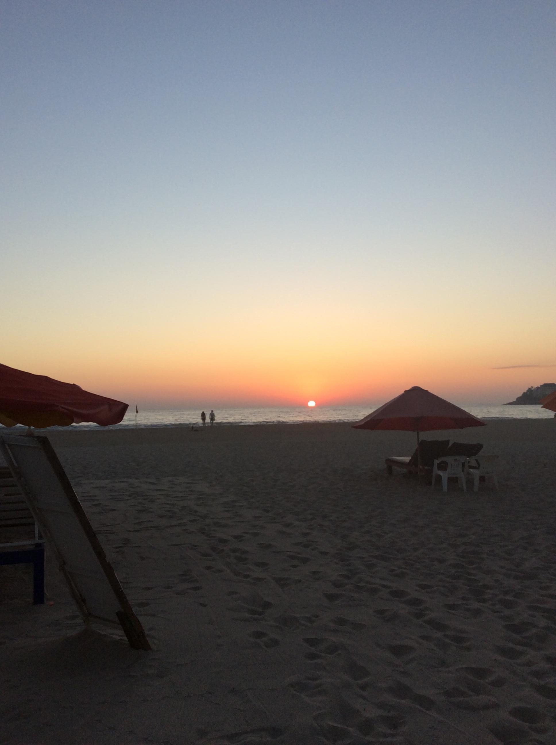 Sunset at Playa Zicatela P.E.