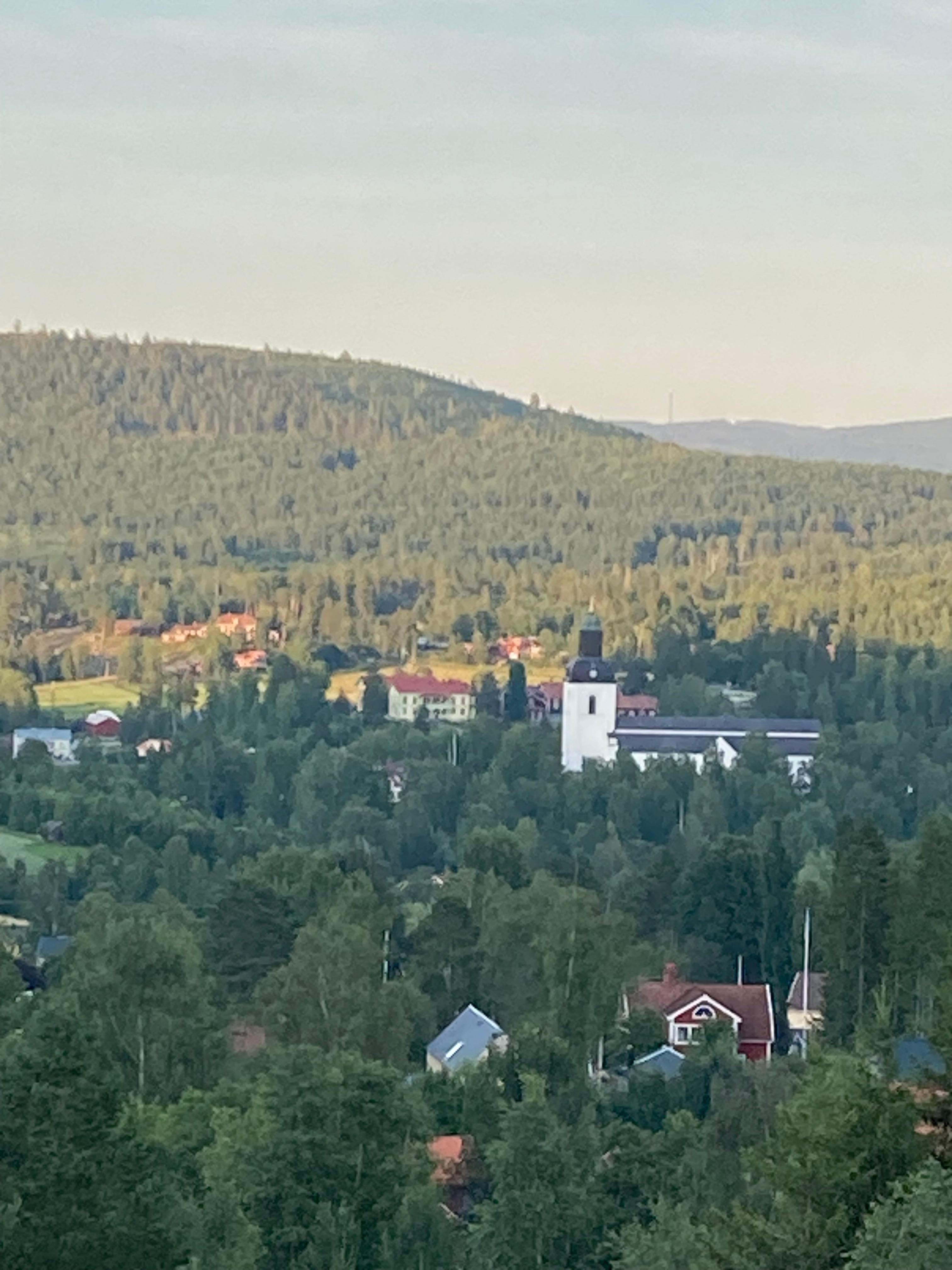 Utsikten från hotellrummet.