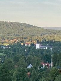 Utsikten från hotellrummet.