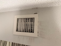 Vent above the bed