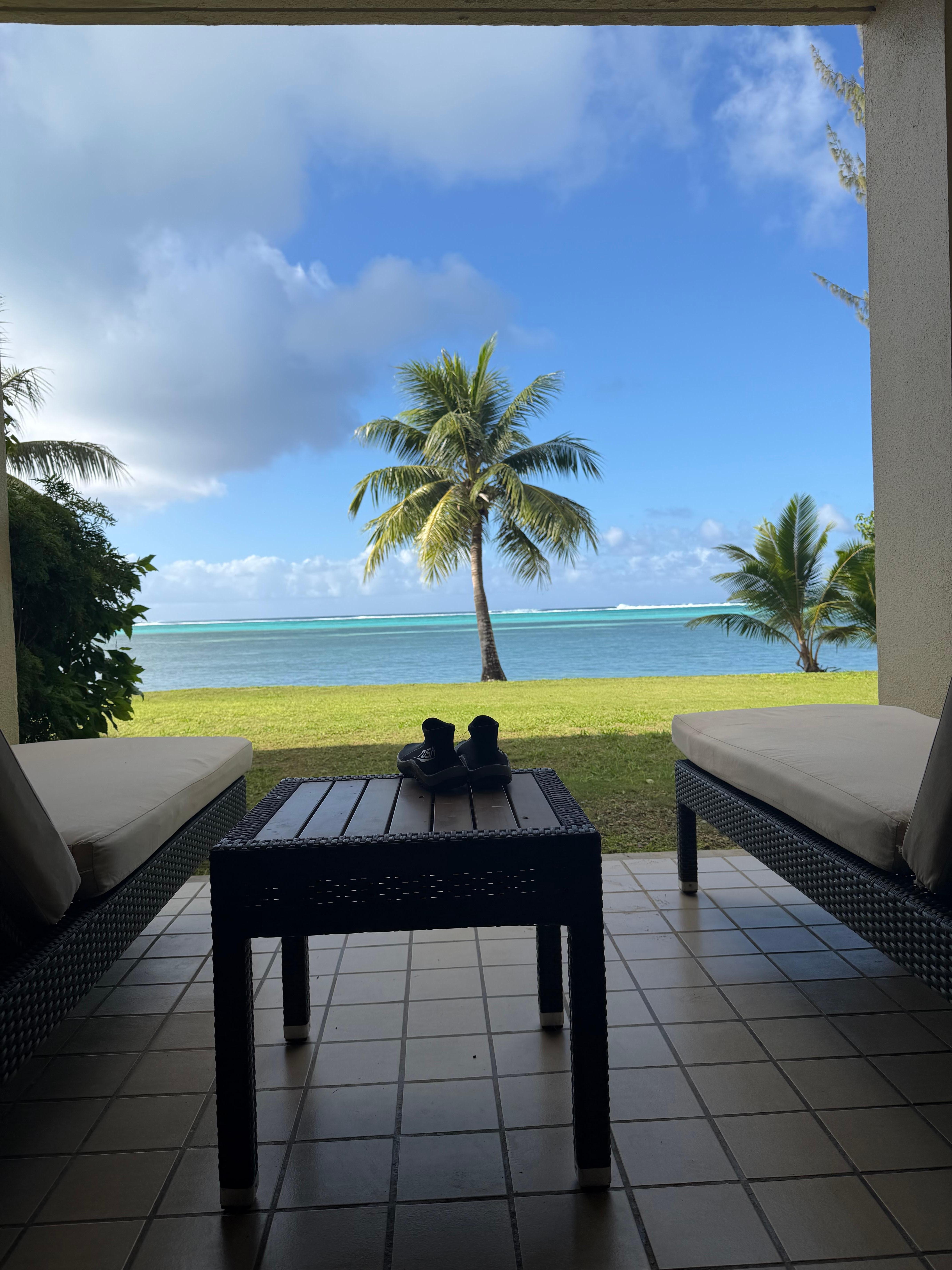 部屋からビーチビュー