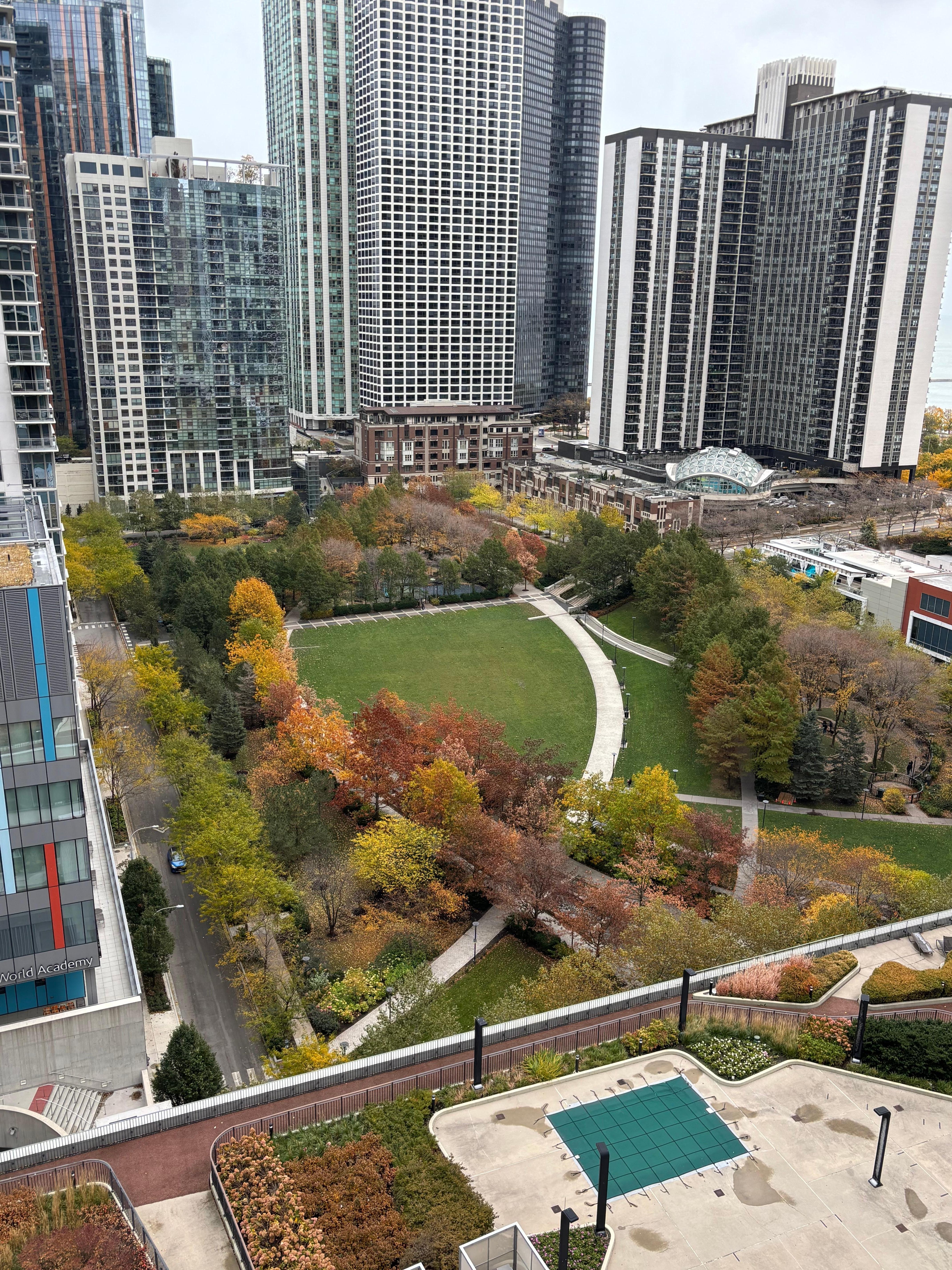 14th floor- corner room balcony view😍