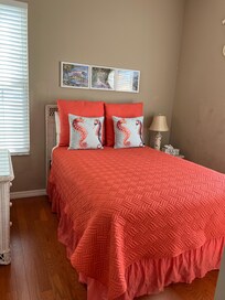 Bedroom with full size bed