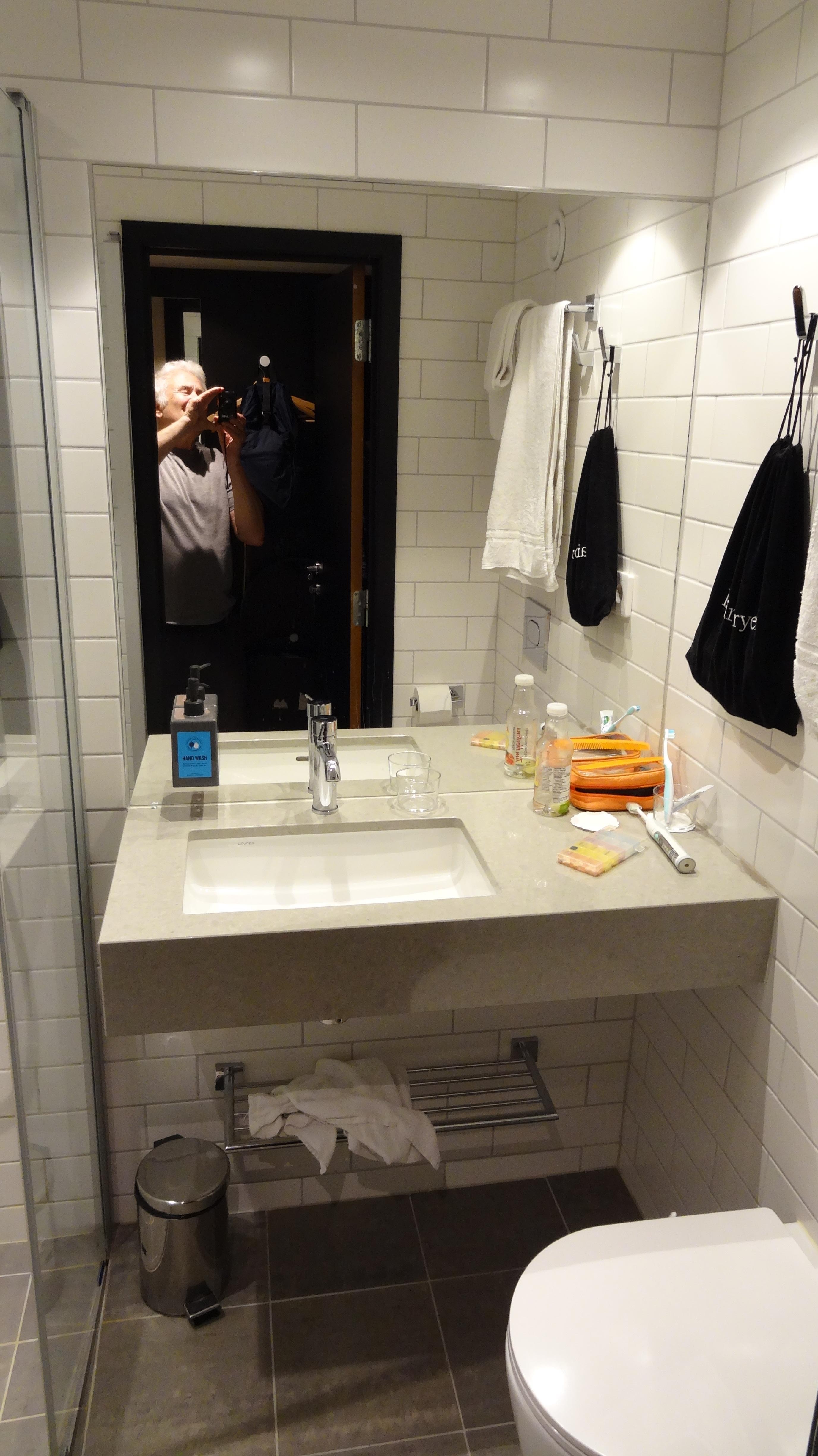 Bathroom was efficient