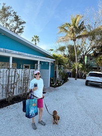 Dedicated parking out front.