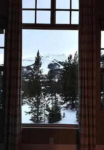 Our view washing up in the morning