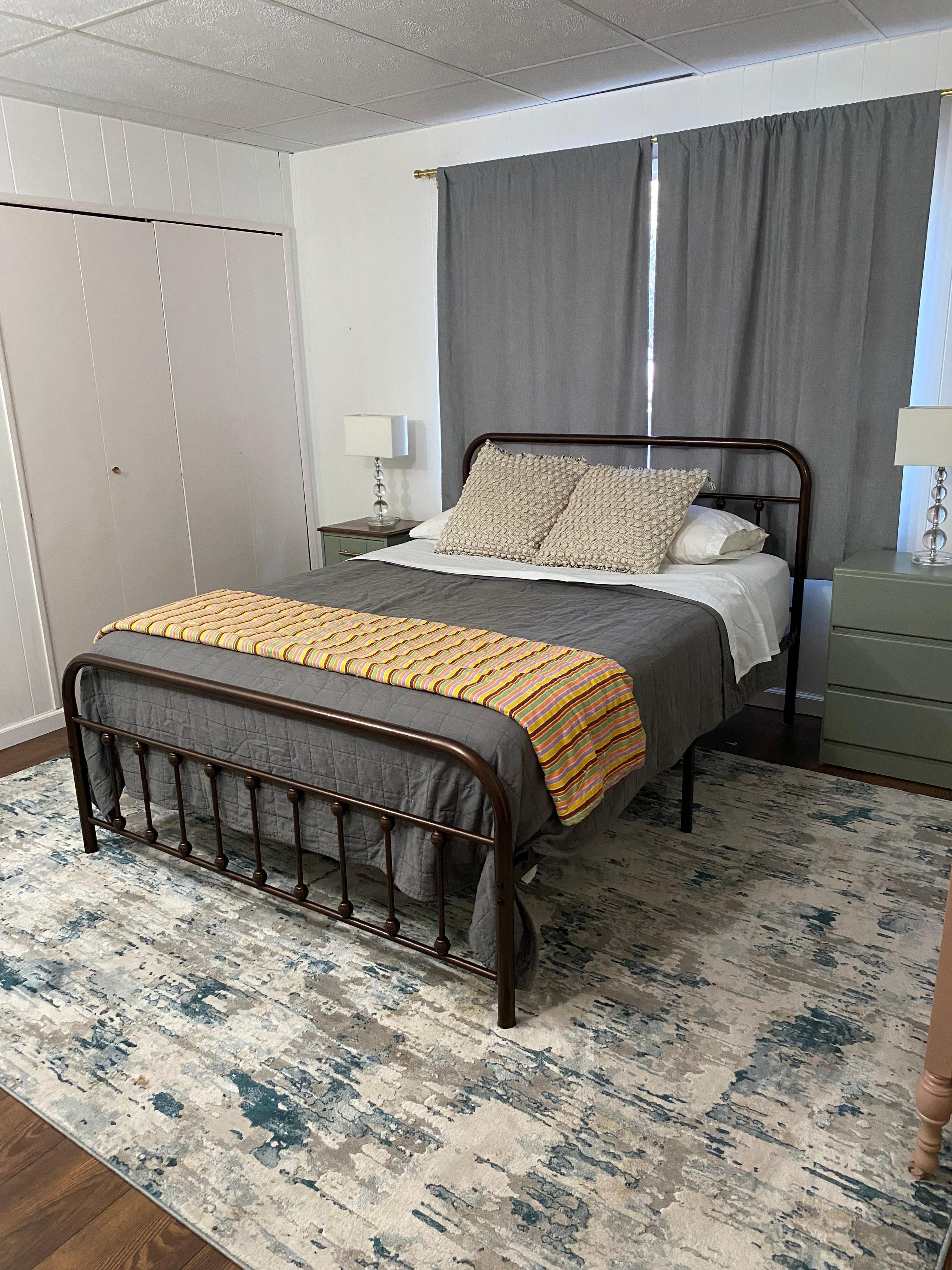 Master bedroom on main floor, no bathroom.