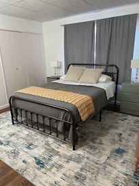 Master bedroom on main floor, no bathroom.