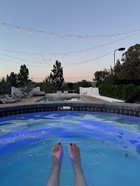 sunset in the day spa