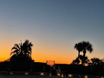 Sun set from balcony