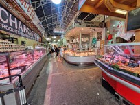 Menton food market which is a fantastic place to buy your daily produce.