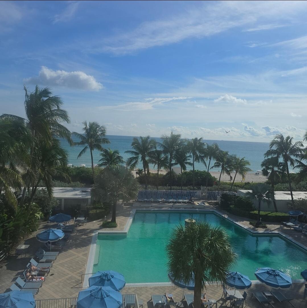 View from room. Loved it.